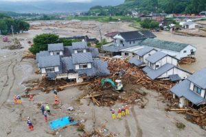 Japonya'da yağmur felaketi