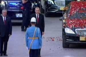 Cumhurbaşkanı Erdoğan yemin töreni için TBMM'de