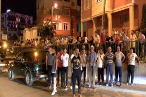 Feci kazayı böyle izlediler!