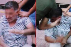 Sokak ortasında dayak yedi! Cinsel organını çıkartıp...