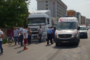 Uşak'ta trafik kazası : 1 ölü