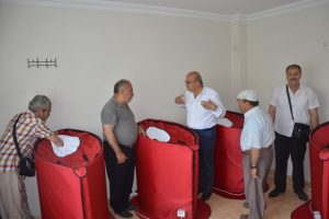 Bursa'da portatif termal hizmete girdi