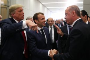 Erdoğan'dan Macron ve Trump ile samimi sohbet