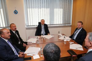 Erdoğan, Azerbaycan Cumhurbaşkanı Aliyev ile görüştü