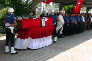 Boğulan polisin cenazesi Ankara'ya uğurlandı