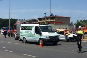Samsun'da feci kaza: 2 ölü, 2 yaralı