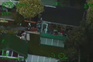 Adnan Oktar'ın villasına yapılan operasyon anı helikopter kamerasında