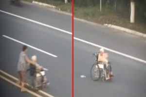 Çin'de akılalmaz kaza