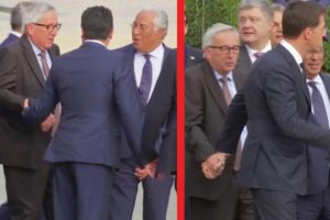 Juncker ayakta duramadı