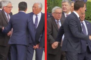 NATO Zirvesi'nde Juncker ayakta durmakta zorlandı
