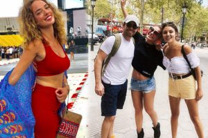 Ünlü isimler Barselona'da Beyonce konserinde buluştu