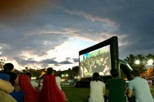 Açık havada sinema keyfi