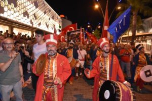 Muğla'da Demokrasi ve Milli Birlik Meşalesi