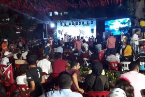 Cezaevi firarisi Demokrasi meydanında kıskıvrak yakalandı