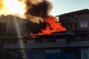 Sakarya'da korkutan iş yeri yangını
