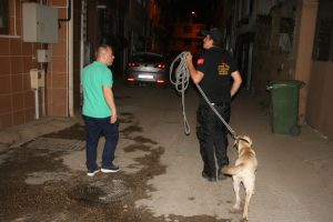 Bursa'da iz takip köpeği sokak sokak yaşlı adamı aradı