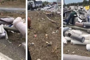 Silivri'de feci kaza: 4 yaralı