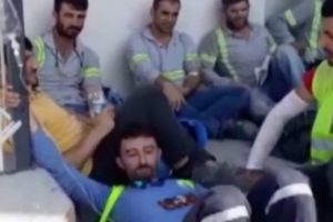 700 işçi, zehirlenme şüphesiyle hastaneye başvurdu