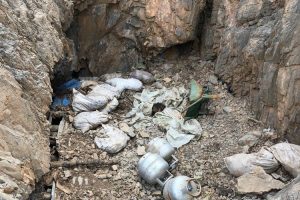 PKK sığınağında yaşam malzemesi ele geçirildi