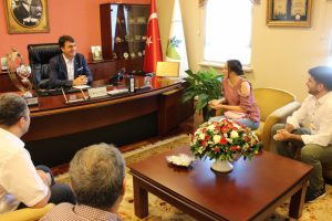 Bursa'da şampiyon engellilerden Başkan Dündar'a ziyaret