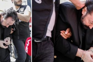 Polisler sağlık kontrolüne götürdükleri Adnan Oktar'ın kafasına neden bastırıyorlar?