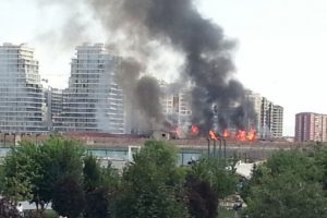 Zeytinburnu'nda yangın!