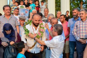 Başpehlivan Okulu'ya baba ocağında coşkulu karşılama