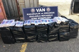 9 bin paket kaçak sigara ele geçirildi