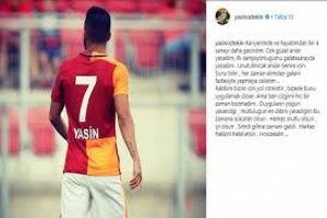 Yasin Öztekin Galatasaray'a veda etti!
