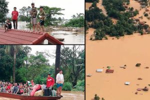 Laos'ta baraj çöktü: 3 bin kişi kurtarılmayı bekliyor