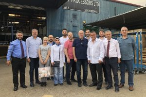Bursalı tekstilciler Londra'da tekstil fuarını ziyaret etti
