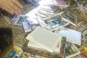 Gittiği bağ evinde atılmış Adnan Oktar kitapları buldu