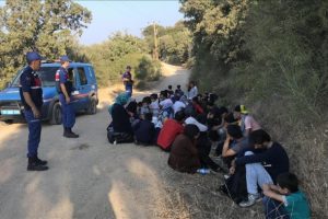 Çanakkale'de 40 yabancı uyruklu yakalandı