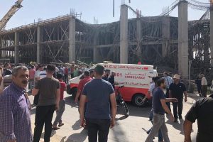 Filistin'de inşaat halindeki bina çöktü: 9 yaralı