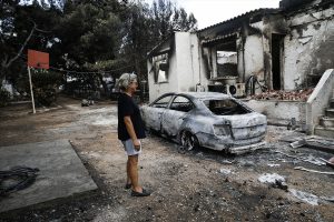 Yangının tanıkları şoku atlatmaya çalışıyor