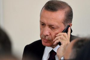Erdoğan'dan Tamimi'ye telefon