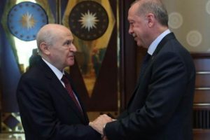 Erdoğan'ın Bahçeli'yi kabulü başladı