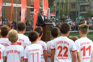 Bursa Zaferspor'da sertifika coşkusu