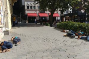 İstanbul'da yürek burkan kare