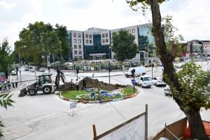 Bursa İnegöl Adliye Kavşağında dönüşüm başladı