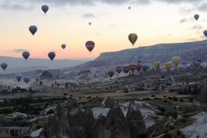 Kapadokya'da balon turları iptal edildi