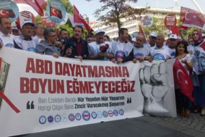 Memur-Sen'den ABD Büyükelçiliği karşısında eylem