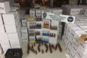 7 bin 297 şişe kaçak içki ele geçirildi