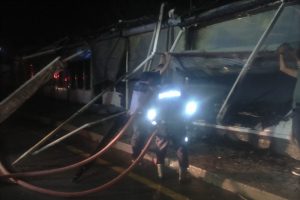 Gece yarısı korkutan yangın