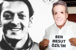 Mesut Özil fotoğrafından yapılan maskeyle yürüyecekler!