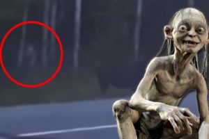 Ürküten görüntü! Ormandan çıktı, Gollum'a benzetildi