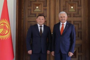 TBMM Başkanı Yıldırım, Kırgız mevkidaşı ile görüştü
