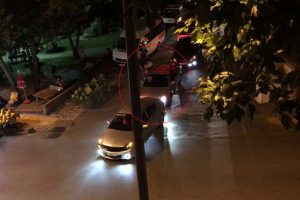 Asker uğurlamada maganda dehşeti