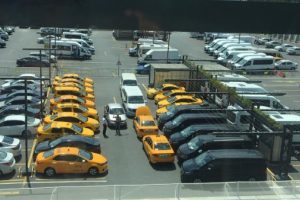UBER şoförlerinin eyleminde arbede yaşandı