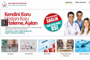 Bakanlıktan aşı için internet sayfası